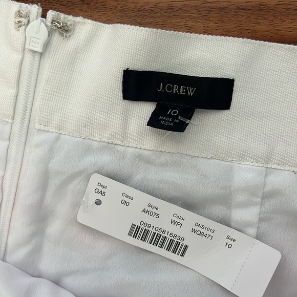 NWT. J. Crew flower Knit pencil Skirt - Picture 8 of 10
